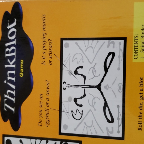 GAMES ThinkBlot Game by Mattel adult 2-6 players - Picture 4 of 7